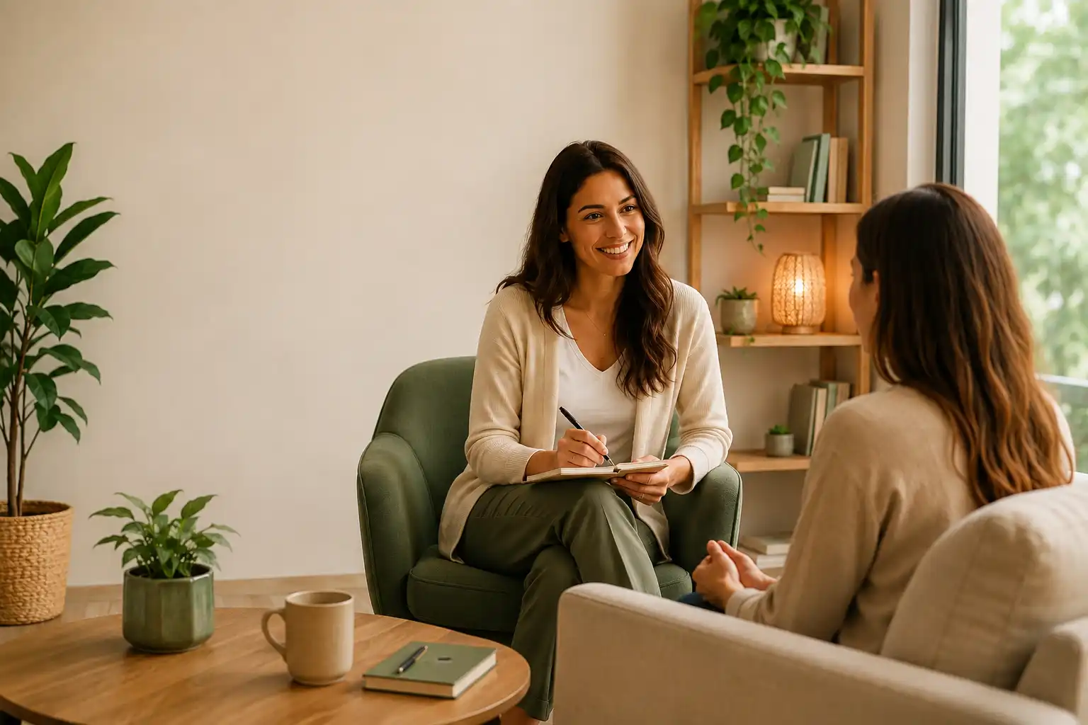 Sesión de coaching personal en Clínica Creer es Crear en Móstoles